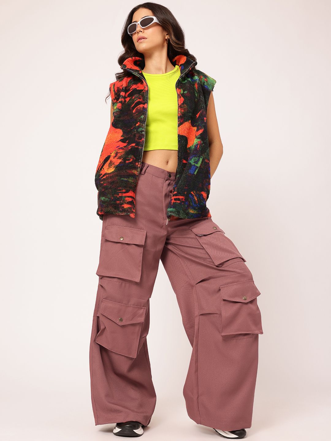 DressBerry Women Sleek-Stylish Relaxed Cargo