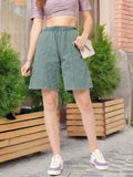 DressBerry Women Easy Streetwear Denim Bermuda Shorts