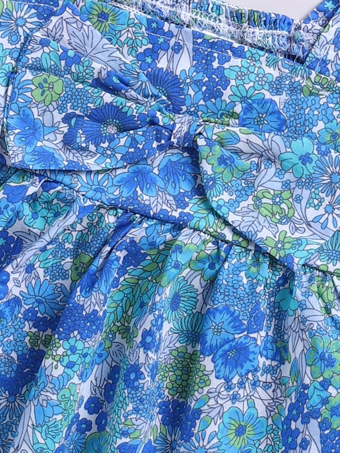Moms Love Infant Girls Cotton Floral Print Fit & Flare Dress