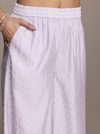 House of Pataudi Ethnic Motifs Embroidered Sequinned Jashn Kurta with Palazzos & Dupatta