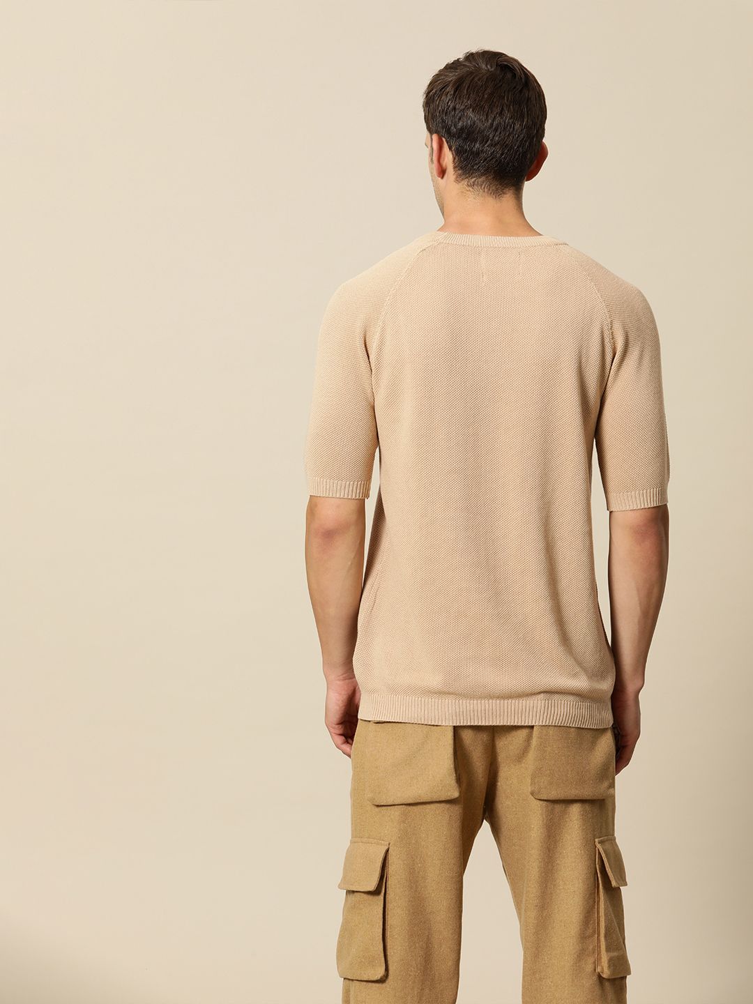 Mr Bowerbird Self-Design Tailored Fit Cotton Pullover