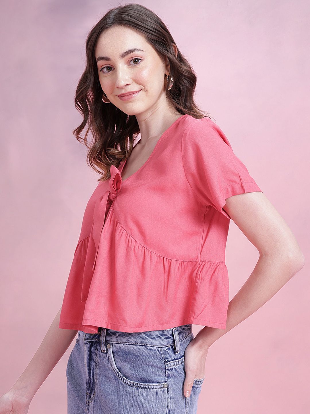 DressBerry Front Tie-Up Top