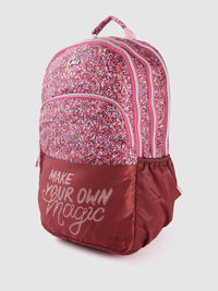 Gear Kids Abstract Printed Laptop Backpack with Glittery Effect -32L