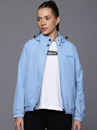 HRX by Hrithik Roshan Rapid-Dry Hooded Tailored Jacket