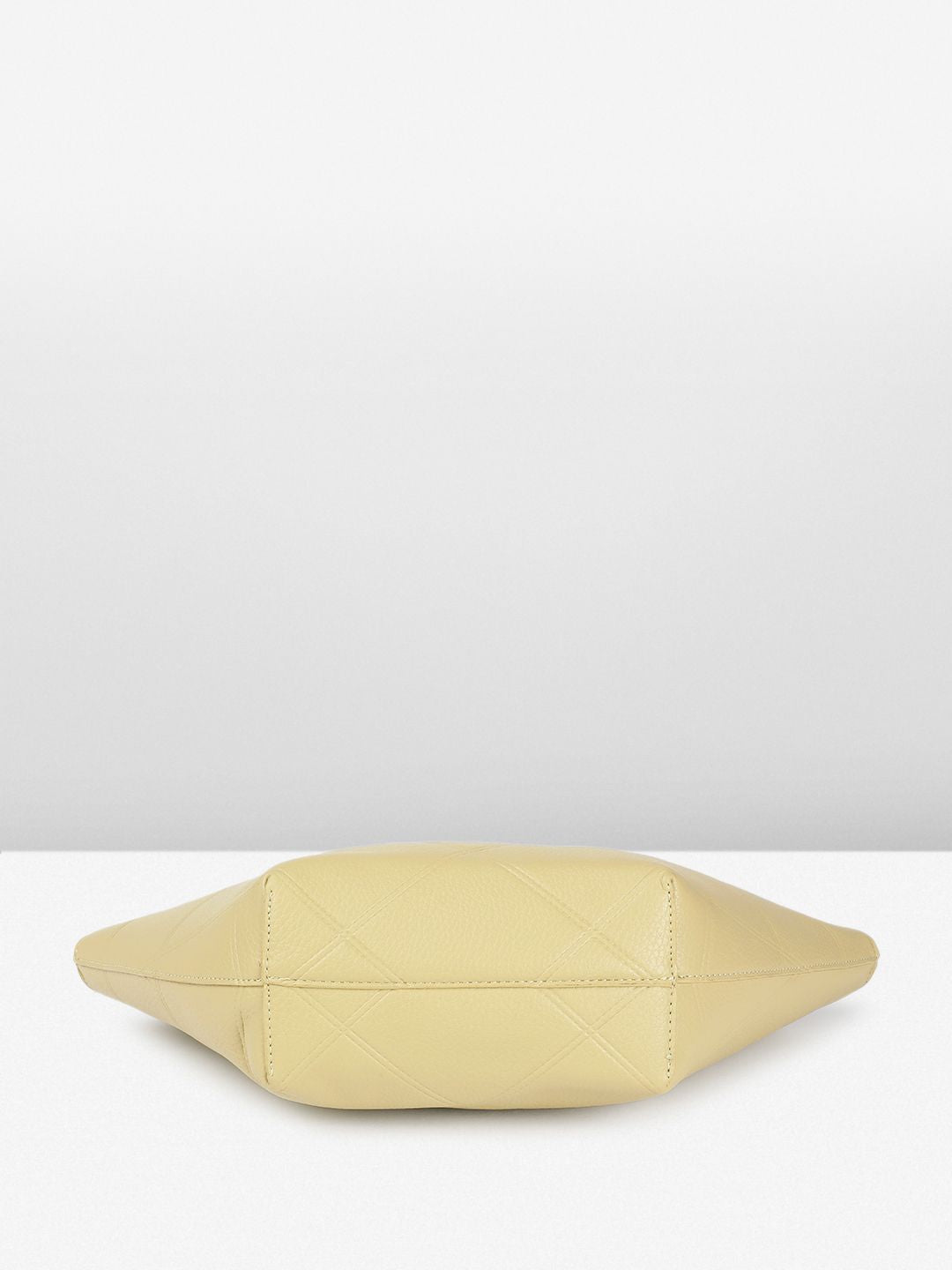 DressBerry Structured Geometric Shoulder Bag with Bow