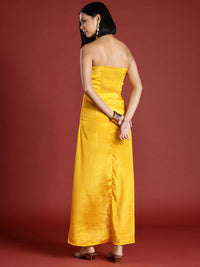 all about you Halter Neck Top With A-Line Pleated Skirt