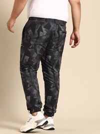Being Human Plus Size Geometric Printed Joggers