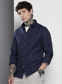 The Indian Garage Co Men Regular Fit Textured Butta Dobby Shirt