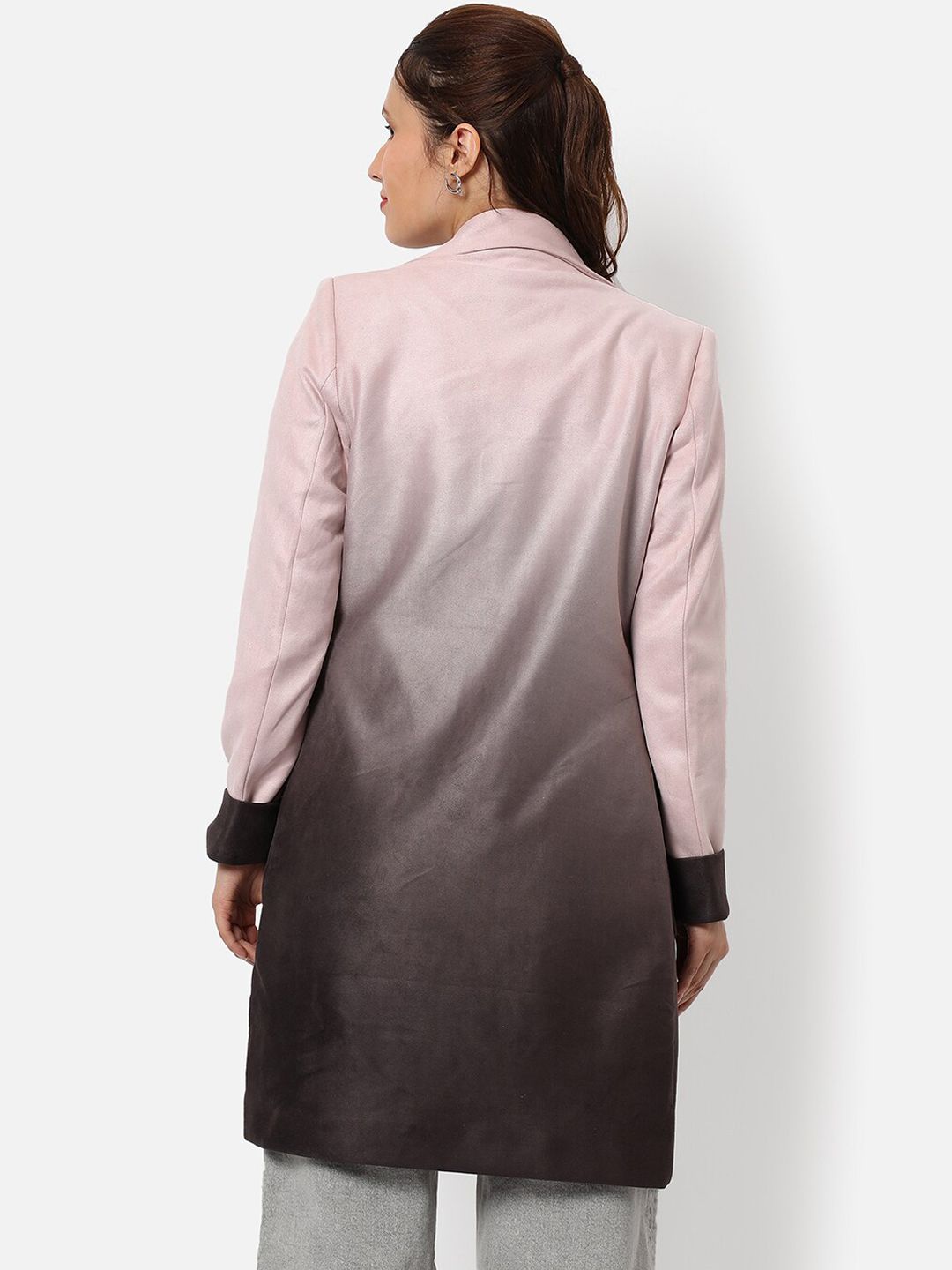 Kampus Sutra Wanita Pink & Brown Design Overcoats