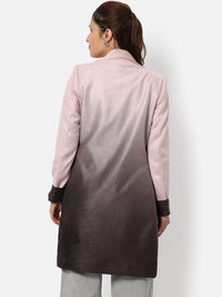 Kampus Sutra Wanita Pink & Brown Design Overcoats