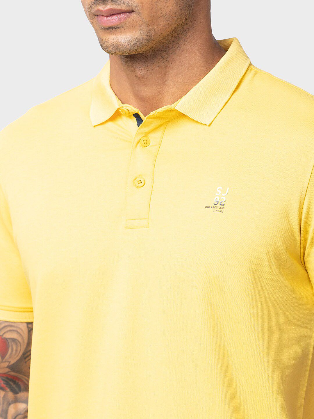 SPYKAR Men Polo Collar Slim Fit T-shirt