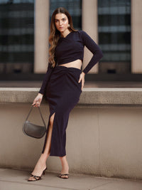 DressBerry Shimmer Detail Party Co-Ord Set