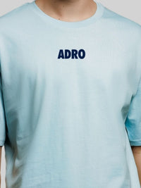 ADRO Lelaki Baju T-Shirt Bersaiz Besar Kapas Lengan Jatuh Bercetak Grafik