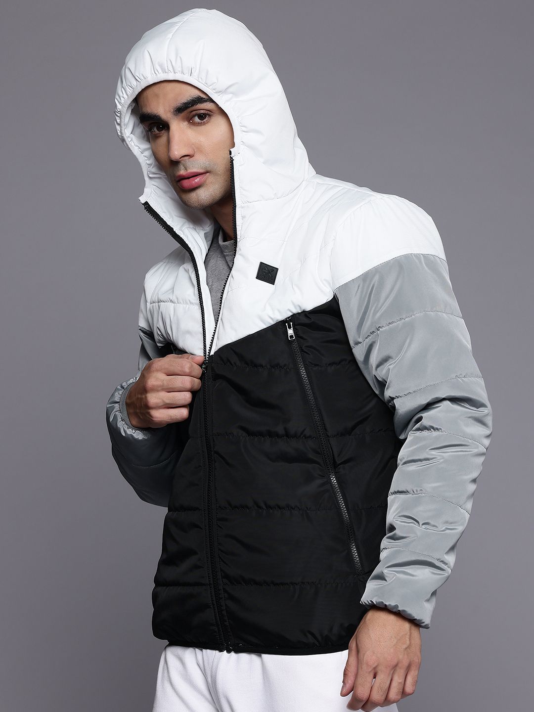 HRX by Hrithik Roshan Colourblocked Padded Jacket
