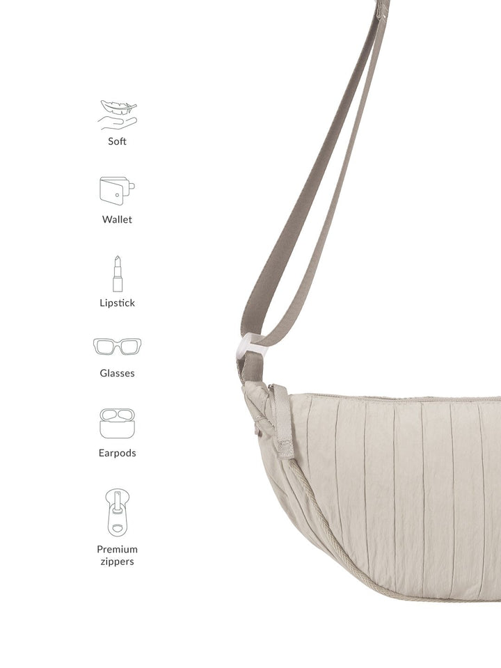 Lino Perros Textured Structured Sling Bag