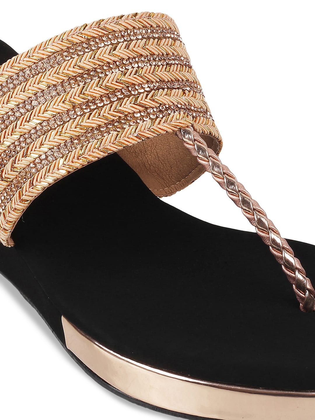 Metro Embellished Wedge Heels