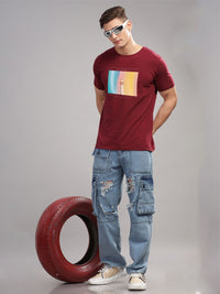 ADRO Men Printed T-shirt