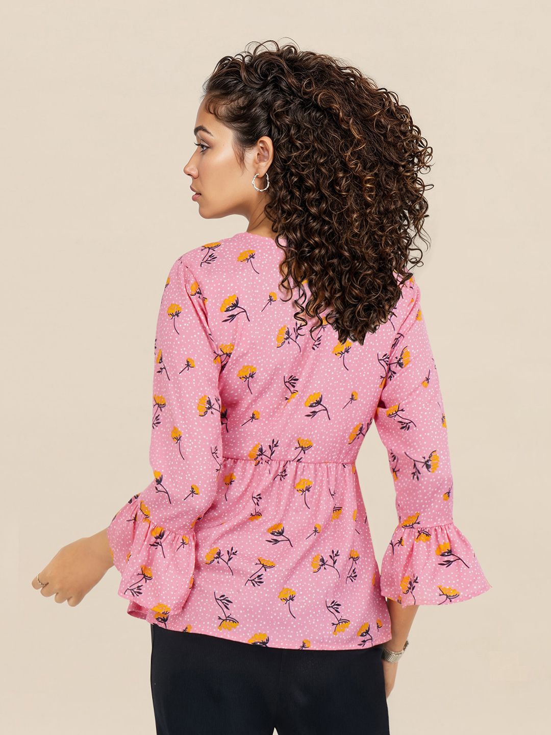 DressBerry Floral Printed A-Line Top