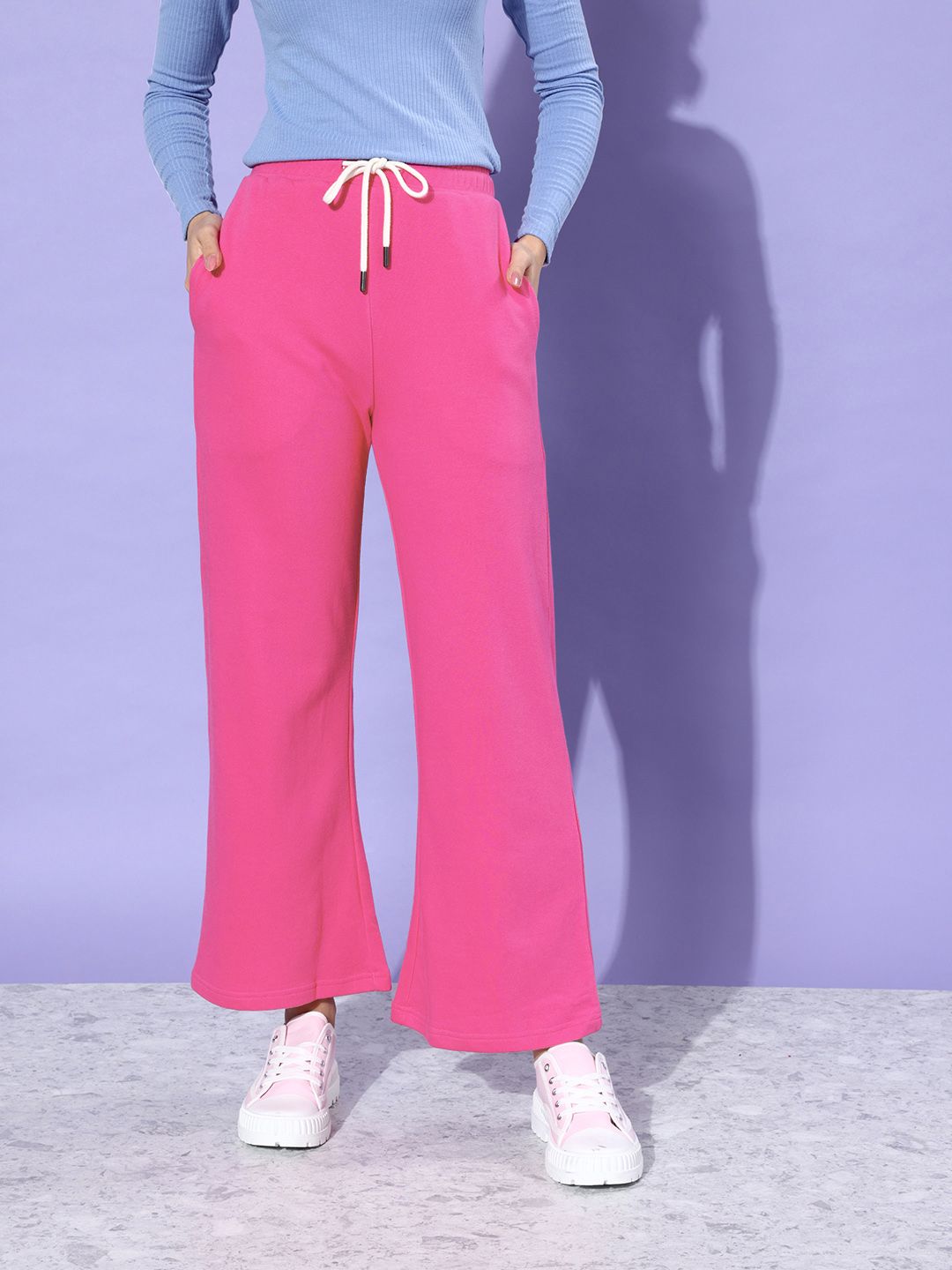 DILLINGER Women Solid Relaxed Fit Track Pant