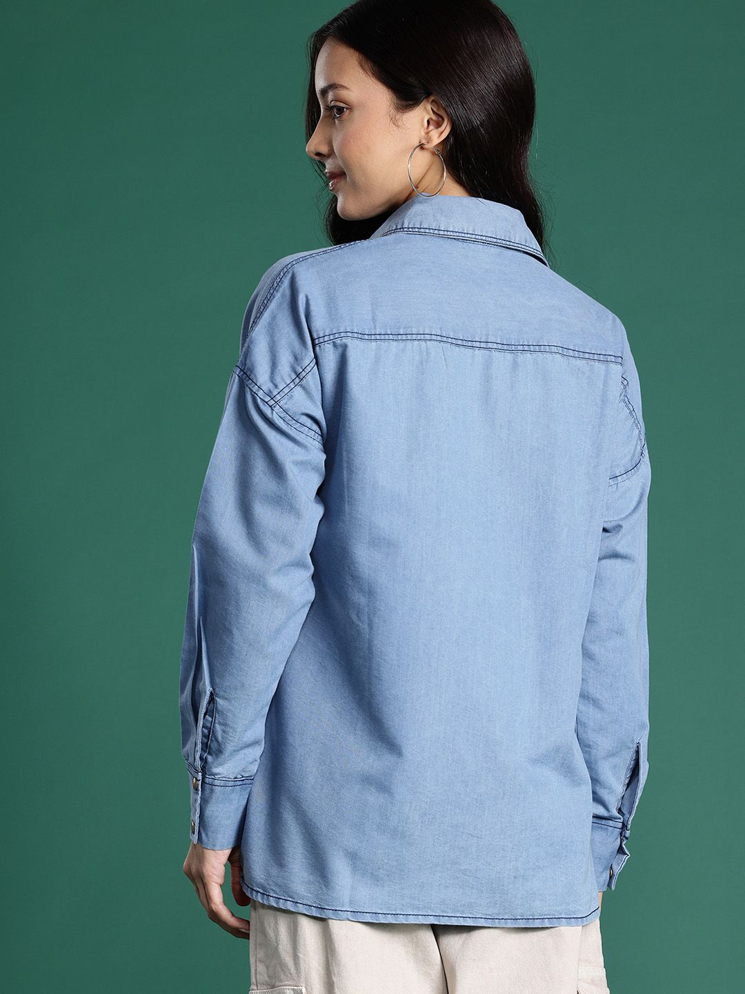 DressBerry Chambray Casual Shirt