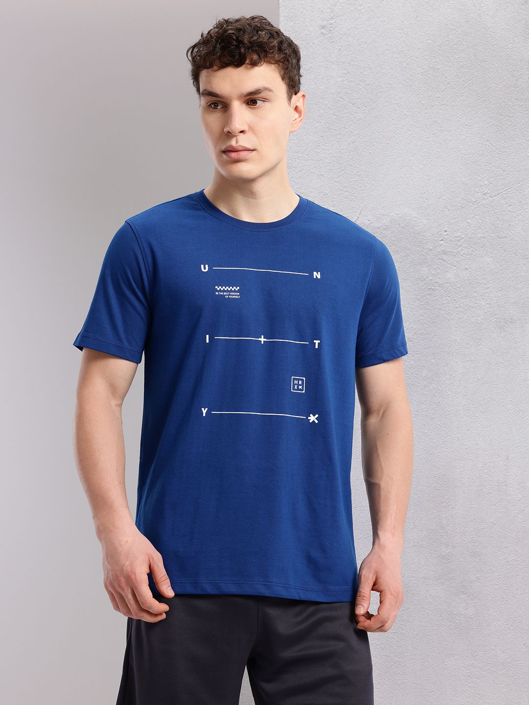 HRX by Hrithik Roshan Graphic Print Training T-shirt