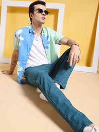 The Indian Garage Co Men Clean Look Slim Fit Stretchable Jeans