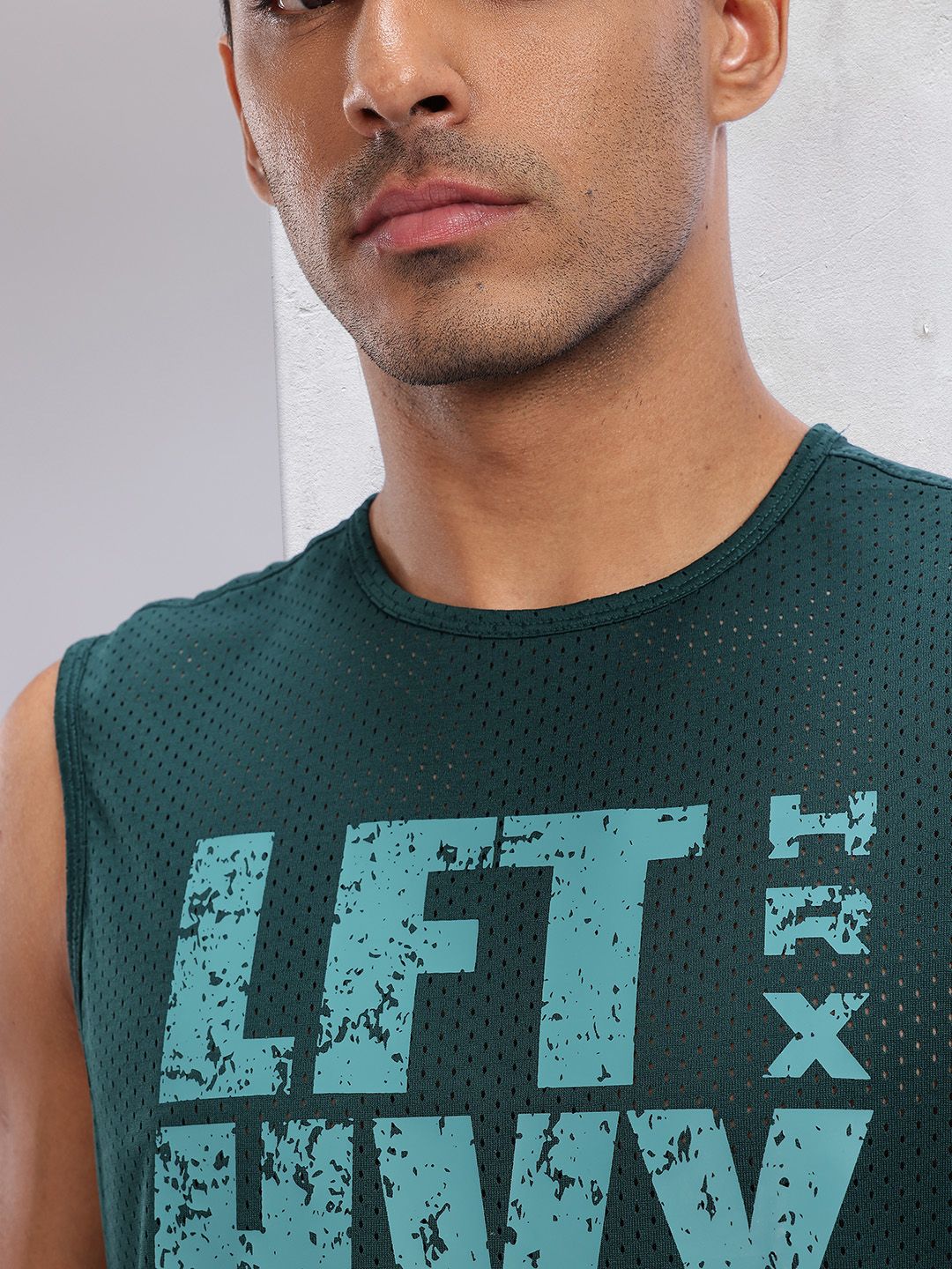 HRX by Hrithik Roshan Typography Printed Training T-shirt