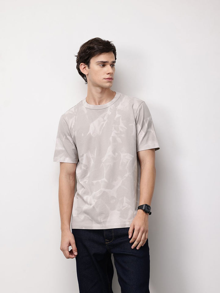 ether 365 Essentials Men Tie and Dye Round Neck Comfort Fit T-shirt