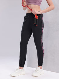 HRX by Hrithik Roshan Women Brand Logo Detail Training Joggers