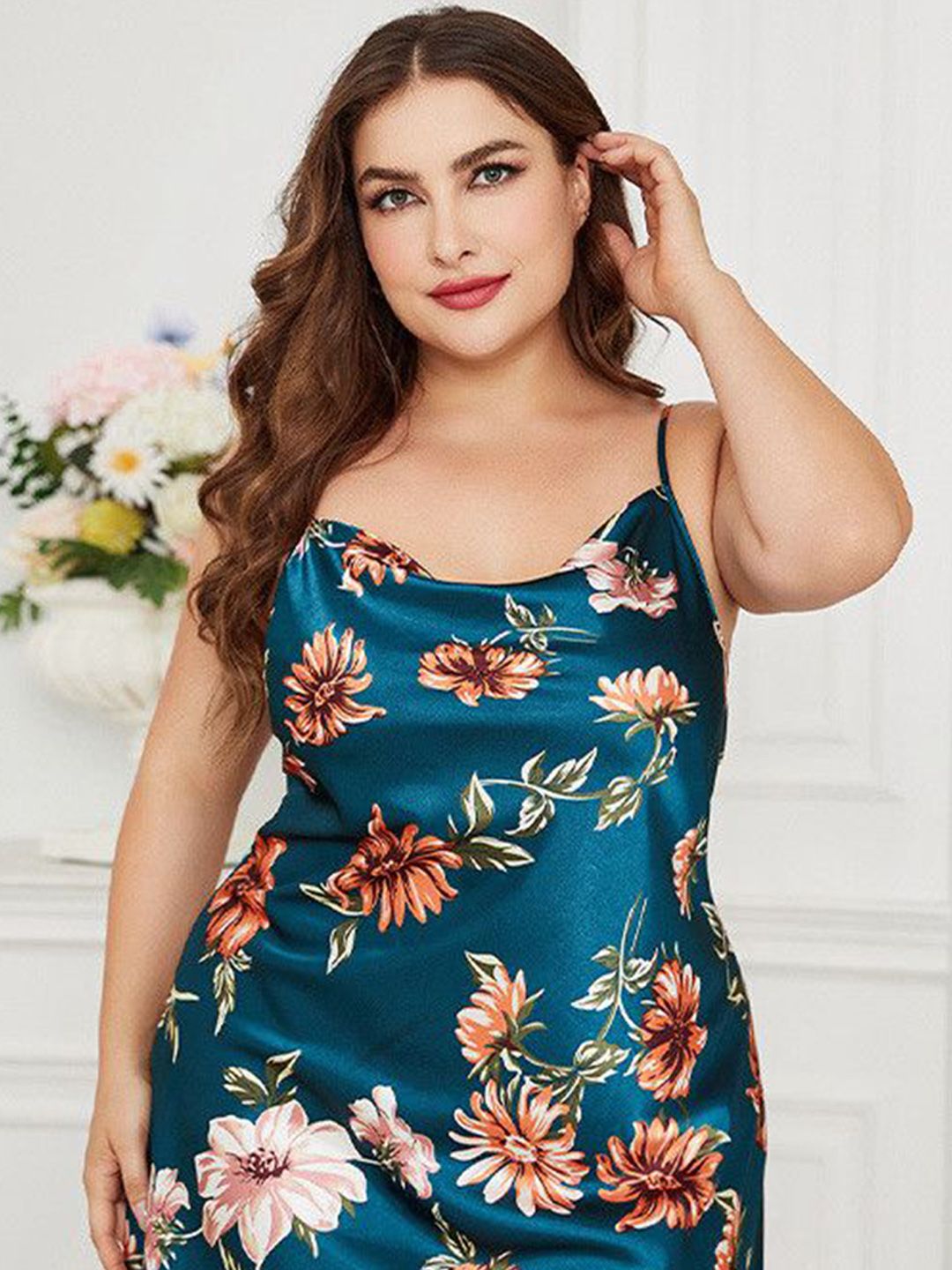 DressBerry Printed Nightdress