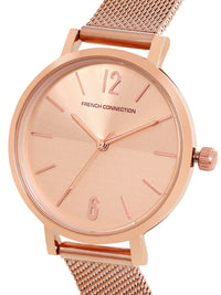 French Connection Women Multicoloured Dial & Multicoloured Stainless Steel Bracelet Style Straps Analogue Watch