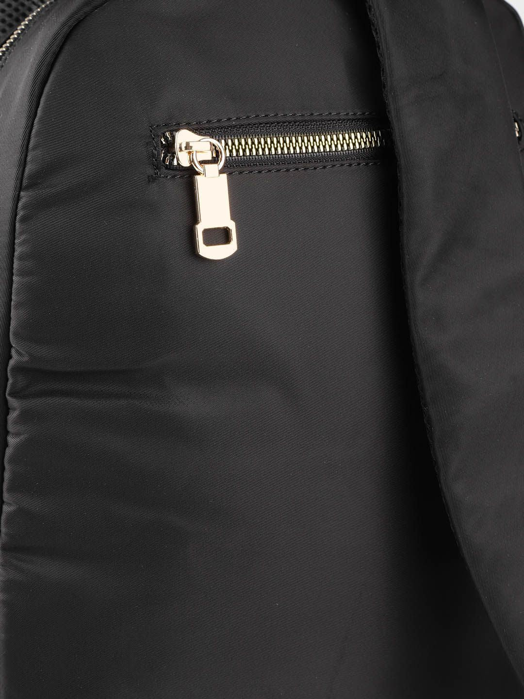 Lino Perros Women Black Solid Backpack