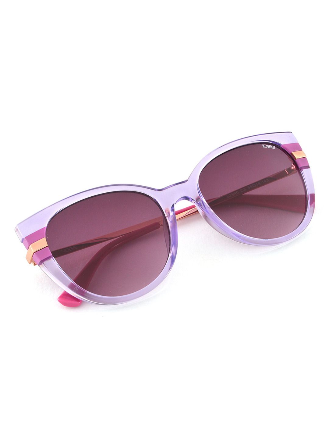 IDEE Women Cateye Sunglasses with UV Protected Lens IDS2940C3SG