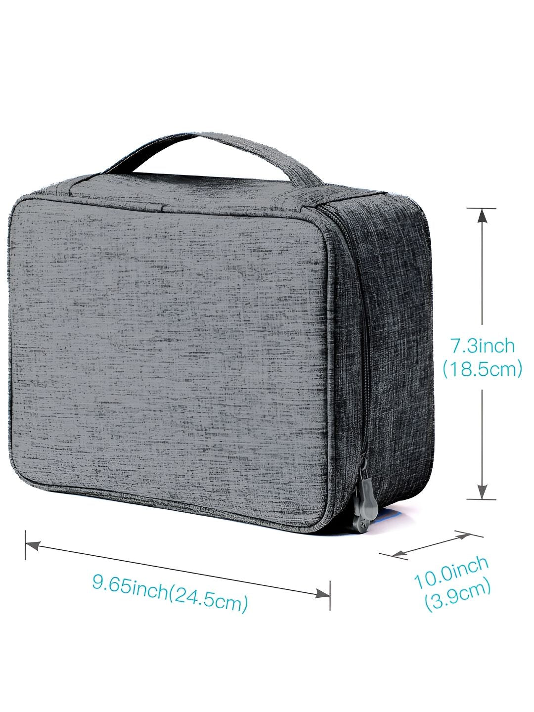 Cortina Grey & Water Resistant Electronics Accessories Organizer