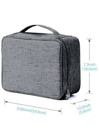 Cortina Grey & Water Resistant Electronics Accessories Organizer