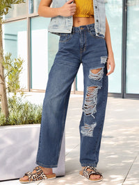 DressBerry Women Distressed Dreams Skater Fit Jeans