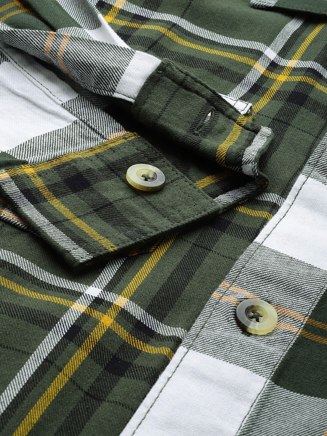 The Indian Garage Co Men Opaque Checked Casual Shirt