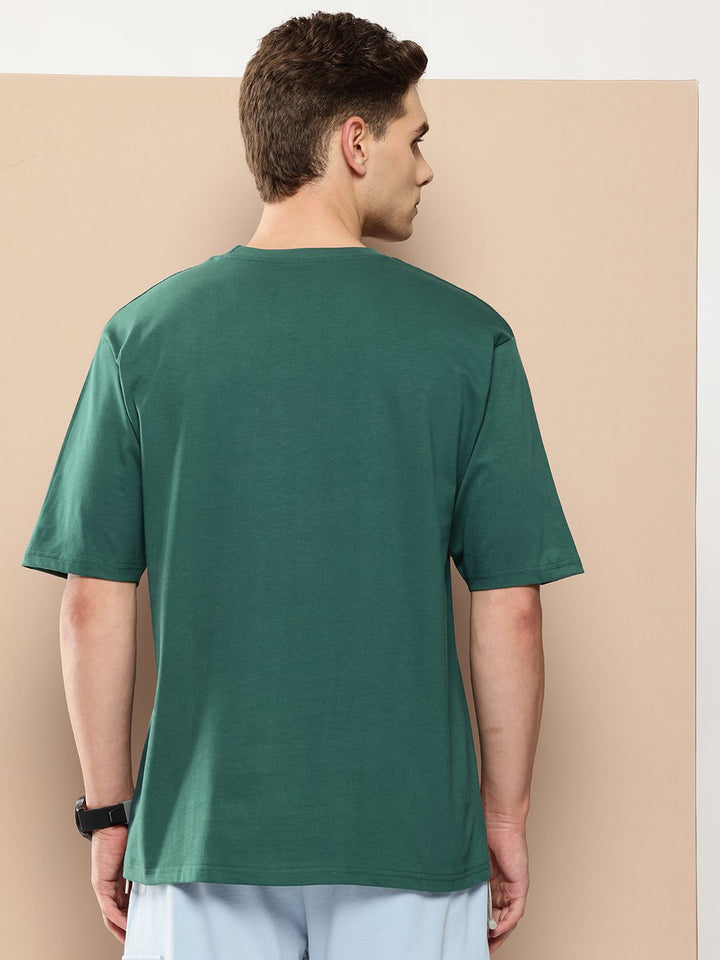Difference of Opinion Men Graphic Printed Oversized T-shirt