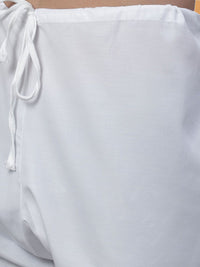SOJANYA Woven Design Regular Pure Cotton Kurta with Churidar