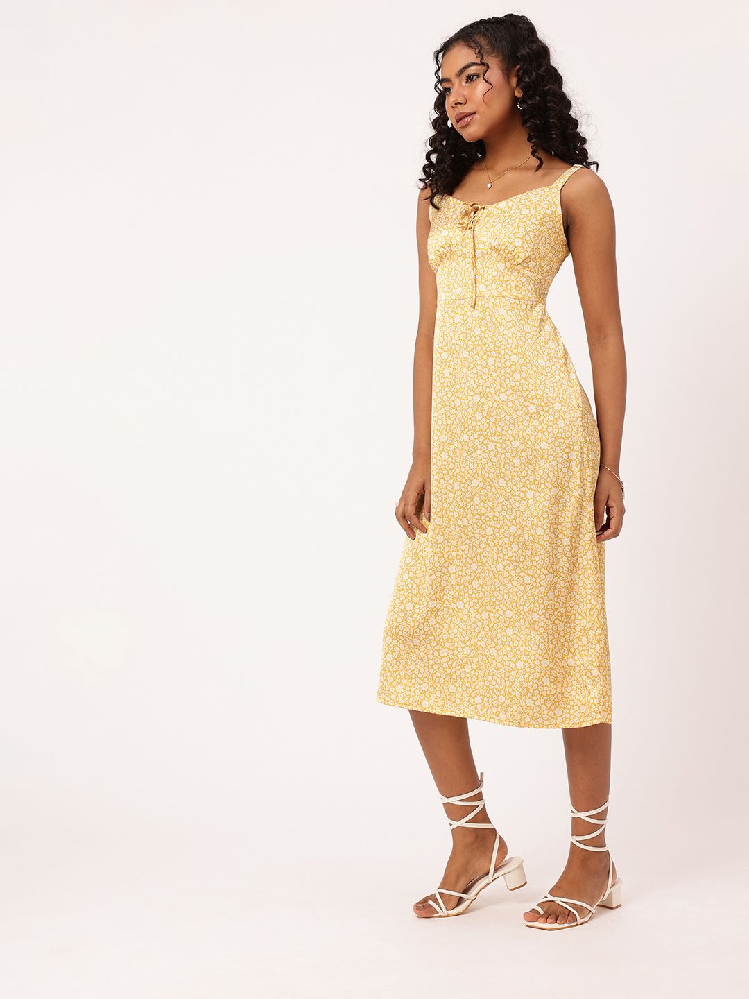 DressBerry Miniature Garden Sculpt & Flow Midi Dress