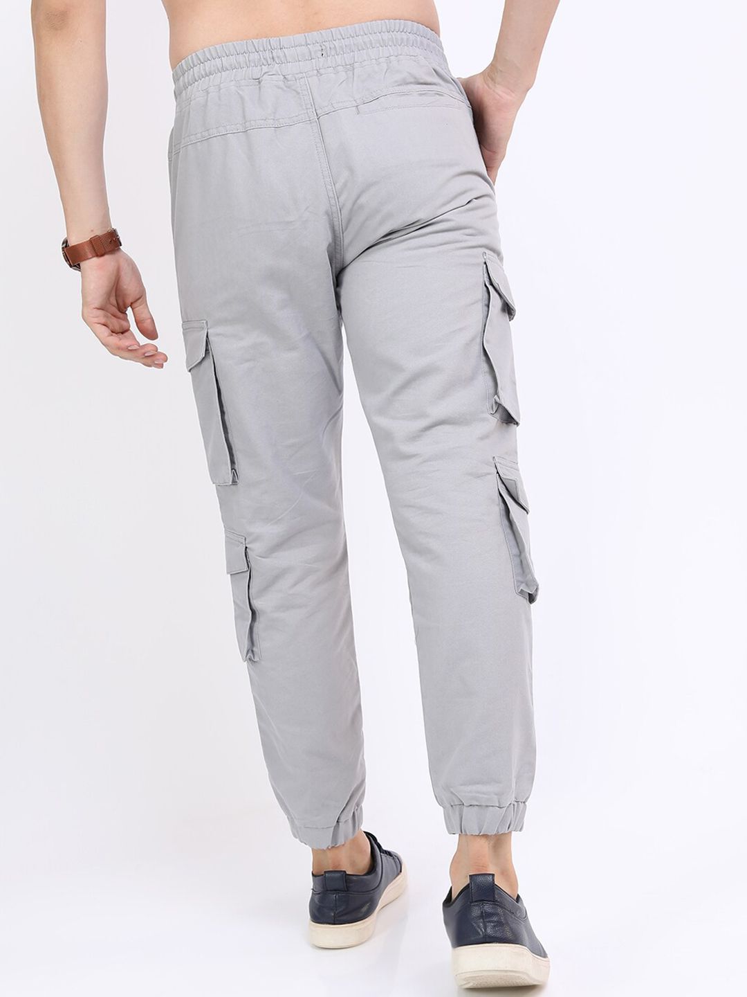 HIGHLANDER Men Grey Joggers Trouser