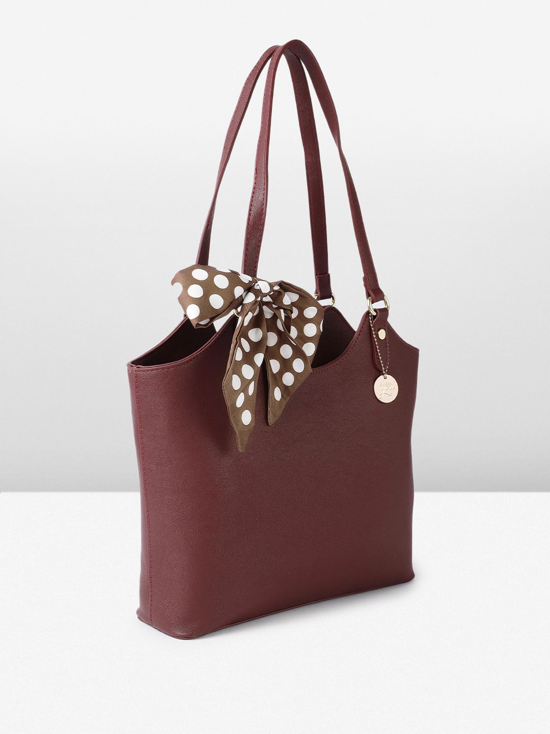 all about you Structured Shoulder Bag with Bow Detail