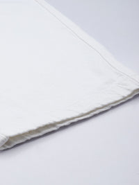 The Indian Garage Co Men Pleated Relaxed Fit Pure Cotton Jeans