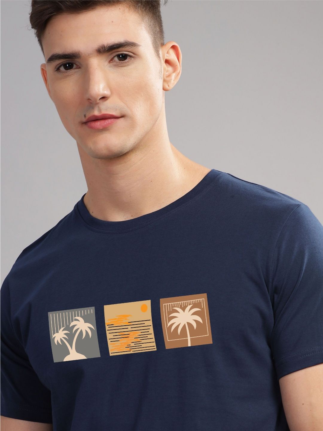 ADRO Men Printed T-shirt