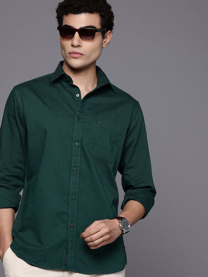Raymond Pure Cotton Slim Fit Casual Shirt