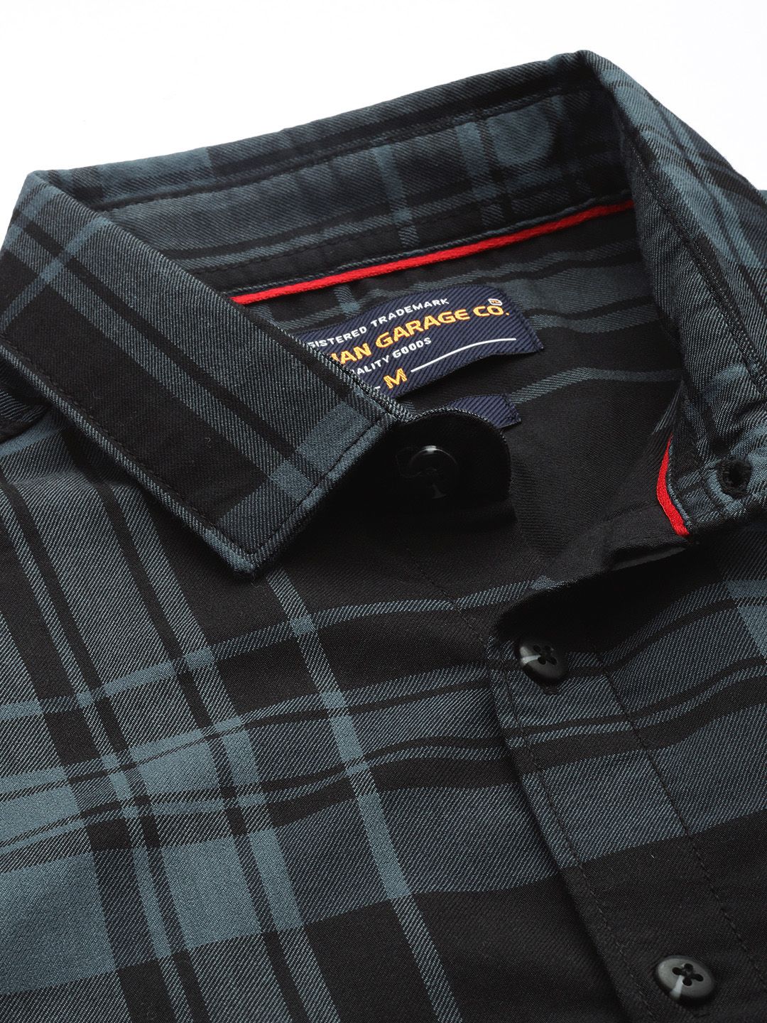 The Indian Garage Co Men Slim Fit Checked Casual Shirt