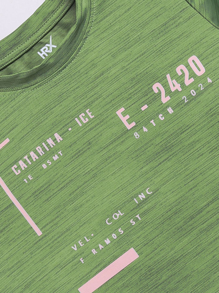 HRX by Hrithik Roshan Boys Typography Printed Rapid-Dry T-shirt