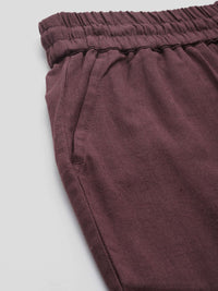 all about you Women Cropped Cotton Linen Trousers