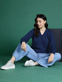 DressBerry Open-Knit Cardigan