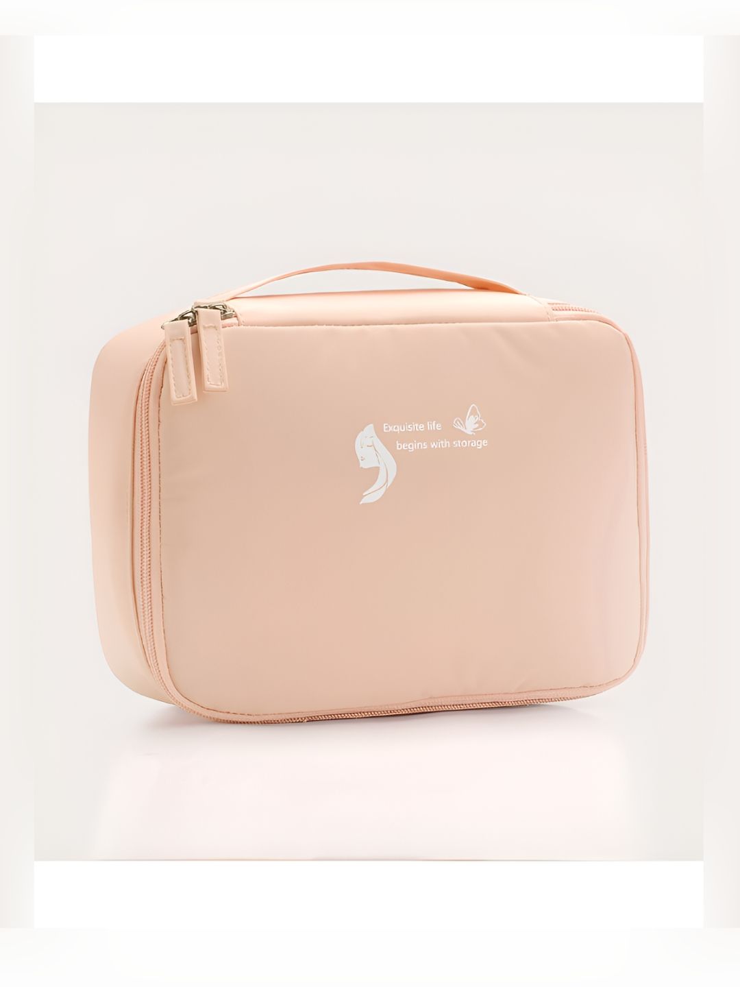 Cortina Pink Water Resistant Makeup Organiser